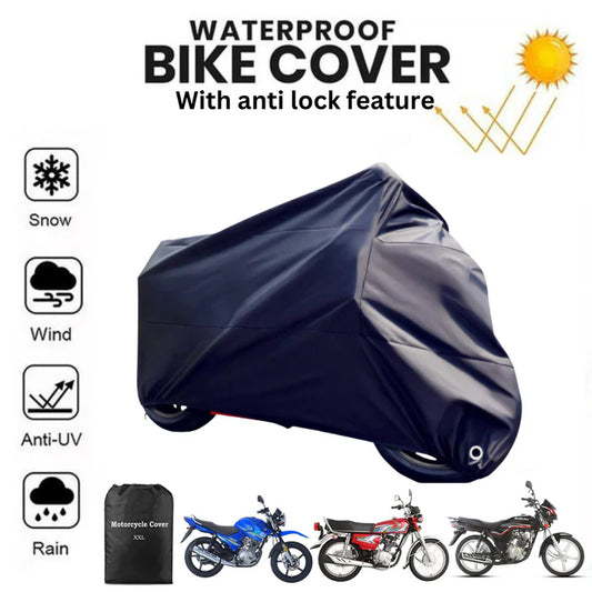 Poly Cotton Waterproof & Dustproof Bike Cover